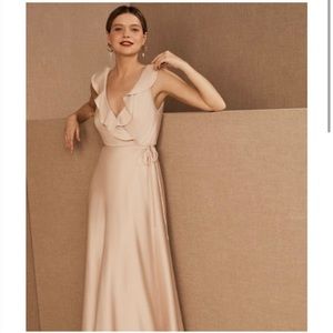 BHLDN - Tansy Satin Charmeuse Maxi Dress